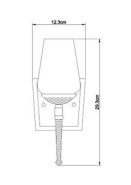 Светильник настенный Arte Lamp STEFAN A1722AP-1BA 60Вт E14