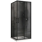 Угловое ограждение Abber Schwarzer Diamant AG02090B5 190х90см стекло прозрачное