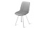Кухонный стул поворотный AERO 45х52х87см велюр/сталь Light Grey