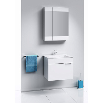 Шкаф зеркальный AQWELLA Br.04.06/W 16х60х80см