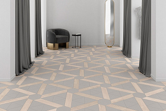 Матовый керамогранит WOW 60 Grad 120275 Grad Chevron B Wood Light 9,8х52,2см 0,456кв.м.