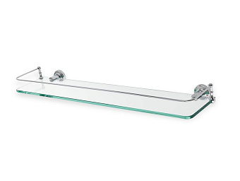 Полка в ванную Stil Haus Smart SM04(02) 1-ярусная 15х60см хром золото