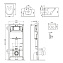 Инсталляция с унитазом AM-PM Inspire IS49001.501700