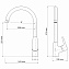 Смеситель для кухни WASSERKRAFT Vils 5607 поворотный излив хром