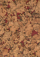 Настенная пробка CORKSTYLE WALL DESIGN Monte Red MONTE RED 600х300х3мм 1,98кв.м