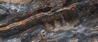 Полированный керамогранит NEODOM Titanium N20378 Lawa Nero 278х120см 3,33кв.м.