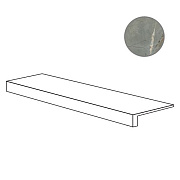 Плитка для ступеней ABK Sensi Signoria PF60009133 Gradino Top Roma Imperiale Lux 120х32см 0,384кв.м. полированная