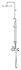 Душевая система GROHE Tempesta Cosmopolitan System 250 26674000 хром