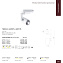 Трековый светильник Arte Lamp TRACCIA A2310PL-1BK 10Вт LED прозрачный для однофазного трека