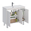 Тумба под раковину напольная LEMARK Romance LM07R100T 45х96х71см