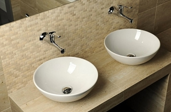 Раковина накладная ArtCeram La Ciotola LCL001 01 00 46х46см