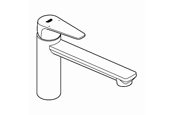 Смеситель для кухни GROHE BauEdge 31693000 поворотный излив хром