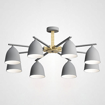 Люстра потолочная ImperiumLOFT Noa 183461-26 480Вт 8 лампочек E27