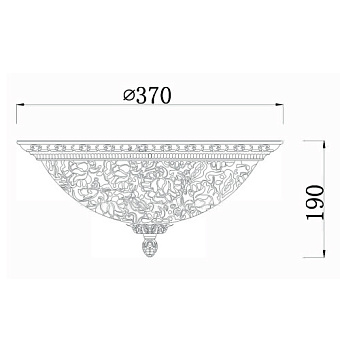 Светильник потолочный Maytoni Pascal C908-CL-03-R 40Вт E27