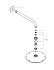 Верхний душ GROHE Rainshower Cosmopolitan 210 26052000 хром