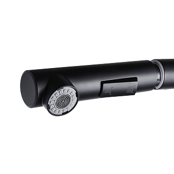 Смеситель для кухни Maxonor PL4287-7 поворотный излив чёрный