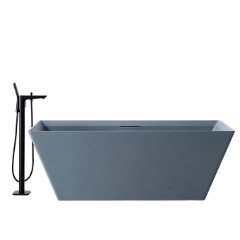 Ванна каменная Abber Berlin AM9912G 170х75см отдельностоящая