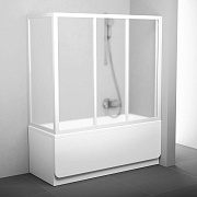 Стеклянная шторка на ванну RAVAK APSV 95040102ZG 137х80см