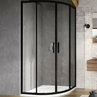 Угловое ограждение RAVAK Blix Slim X3BM40300Z1 195х80см стекло прозрачное