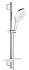 Душевой гарнитур GROHE Rainshower SmartActive 26592LS0 белый/хром