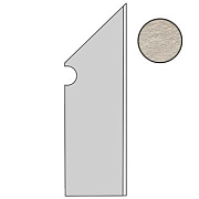 Плинтус Atlas Concord Италия Brave A1JK Gypsum Battiscopa Sag. DX 30х7,2см 0,259кв.м.