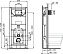 Инсталляция для подвесного унитаза IDEAL STANDARD PROSYS R009567
