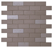 Керамическая мозаика Atlas Concord Италия Arty 9ASH Charcoal Minibrick 30,5х30,5см 0,558кв.м.