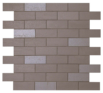 Керамическая мозаика Atlas Concord Италия Arty 9ASH Charcoal Minibrick 30,5х30,5см 0,558кв.м.
