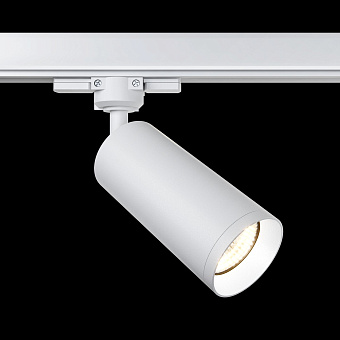 Трековый светильник Maytoni Focus TR028-3-GU10-W 50Вт GU10 белый для трёхфазного трека
