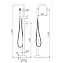 Смеситель для ванны Comforty FE0002-CCT хром