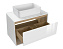 Тумба под раковину подвесная CERSANIT LOUNA SP-SZ-LOU80-BL/Wh 49х80х54,6см