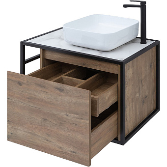 Тумба под раковину подвесная AQUANET Nova Lite Loft 261657 44х75х51,8см