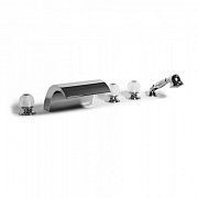 Смеситель для ванны Bongio Rivoli 05535CR00D хром