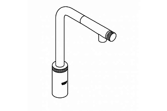 Смеситель для кухни GROHE Minta SmartControl 31613DC0 высокий излив сталь