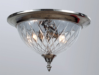 Светильник потолочный Newport 6400 6403/PL satin nickel 60Вт E14