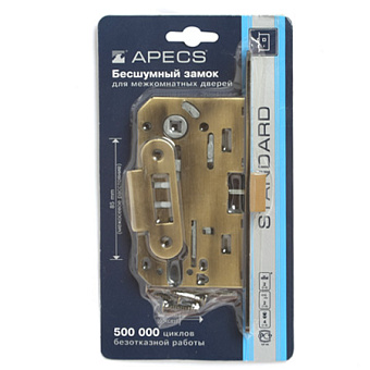 Замок врезной APECS 5300-P-AB бронза