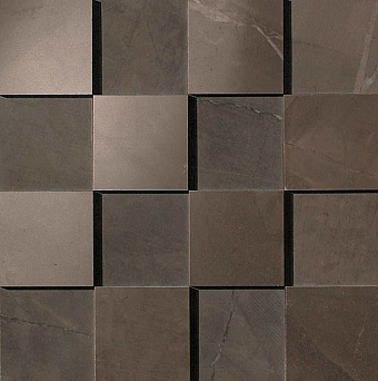 Керамическая мозаика Atlas Concord Италия Marvel ASLG Bronze Mosaico 3D 30х30см 0,54кв.м.