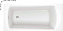 Ванна акриловая RAVAK Domino C631000000 170х75см встраиваемая