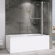 Стеклянная шторка на ванну Abber Ewiges Wasser AG50100 140х100см