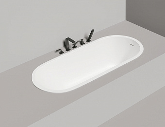 Ванна каменная SALINI ORNELLA 102411G S-Sense глянцевая 170х75см встраиваемая