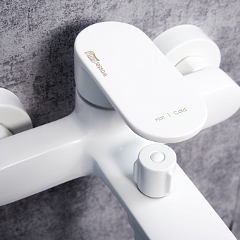 Смеситель для ванны WASSERKRAFT Mindel 8501 белый (матовый)