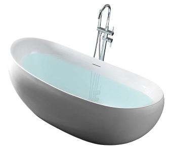 Ванна акриловая Abber AB9236 170х80см отдельностоящая