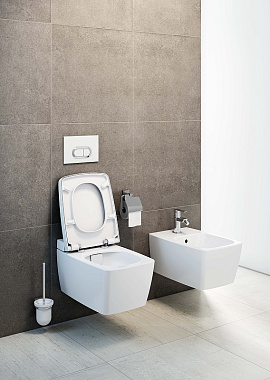 Унитаз подвесной VITRA Metropole 7672B003-1686 безободковый без микролифта