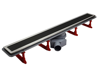 Душевой лоток Pestan 13000351 95х5,55см горизонтальный сток с решёткой и опорами