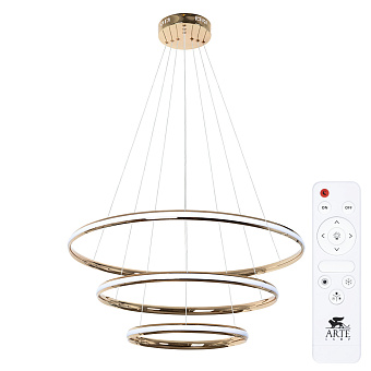 Люстра подвесная Arte Lamp MERIDIANA A2198SP-3GO 150Вт 1 лампочек LED