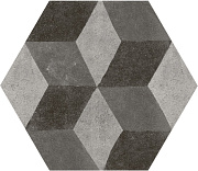 Матовый керамогранит FAP CERAMICHE Firenze fK6I Deco Grey 25х21,6см 1,177кв.м.