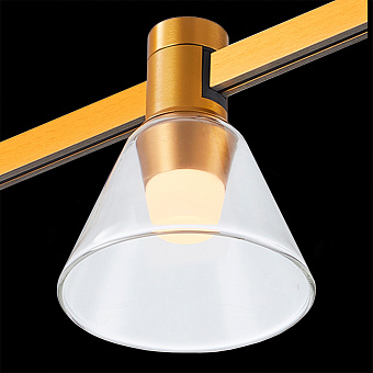 Магнитный трековый светильник ST Luce FARM ST814.206.03 3Вт LED дымчатый
