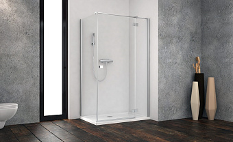 Душевая дверь RADAWAY Essenza New 385040-01-01R 200х100см стекло прозрачное