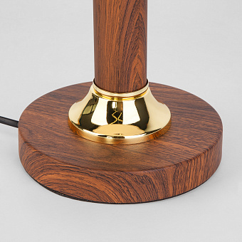 Настольная лампа Eurosvet Lorenzo 60019/1 орех 40Вт E27