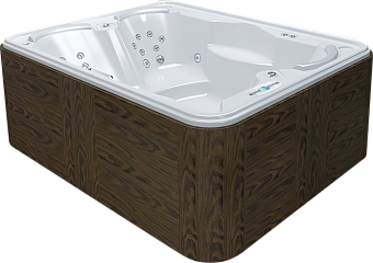 Мини бассейн СПА RADOMIR DeLuxe 1-30-0-0-5-053Б 2140х1680х60см 0,7куб.м
